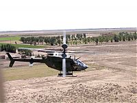 Transport: Bell OH-58 Kiowa military helicopter