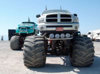 Transport: monster truck vehicle