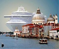 Transport: MSC Magnifica 5 cruise ship, Venice, Italy