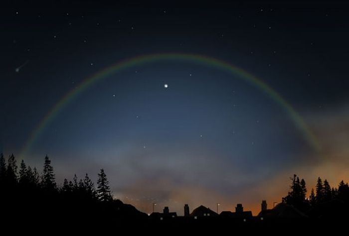 moon rainbow