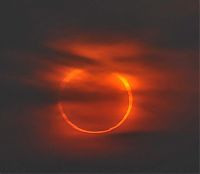 Earth & Universe: Solar eclipse, 2010-01-15, Africa and Asia