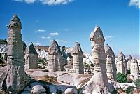 World & Travel: High phallic geology, Valley of Love (Valley Phallus), small town of Göreme, Cappadocia, Turkey
