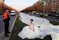 World & Travel: longest wedding dress train