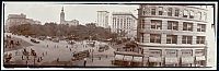 World & Travel: History: Panoramic black and white photos of New York City, 1902-1913, United States
