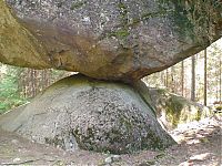 World & Travel: Kummakivi strange rock, Valtola, Southern Savonia, Finland