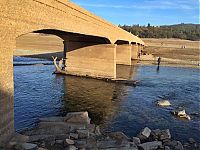World & Travel: Folsom Lake reservoir, Sacramento, American River, Northern California, United States