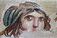 World & Travel: Mosaic excavations, Zeugma Mosaic Museum, Commagene, Gaziantep Province, Turkey