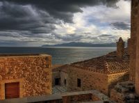 World & Travel: Monemvasia town, Peloponnese, Laconia, Greece