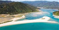 TopRq.com search results: Awaroa Bay beach, Abel Tasman National Park, New Zealand, South Pacific Ocean