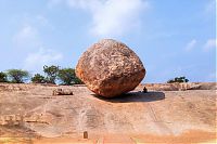 World & Travel: Butterball of Lord Krishna, Mahabalipuram, Kancheepuram, Tamil Nadu, India